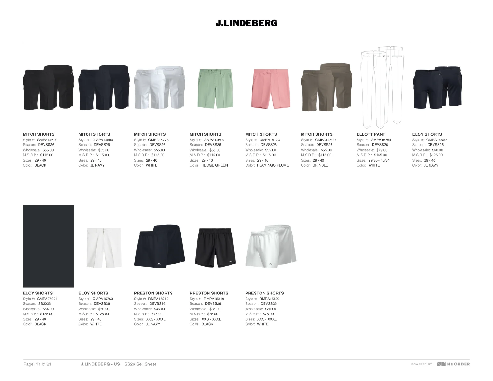 J.Lindeberg — SS26 Sales Book — Page 11