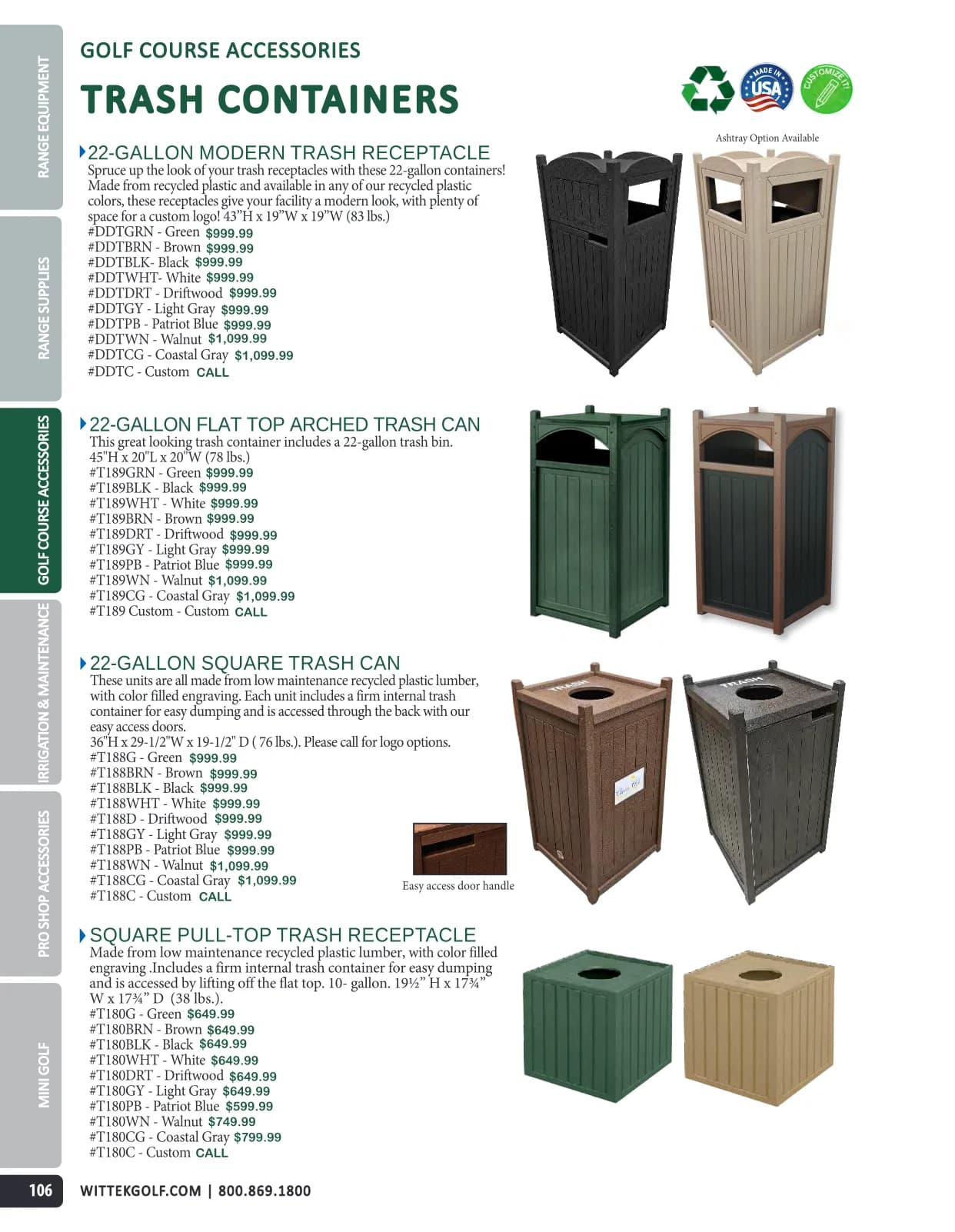 Wittek Golf Supply — Catálogo — Page 108