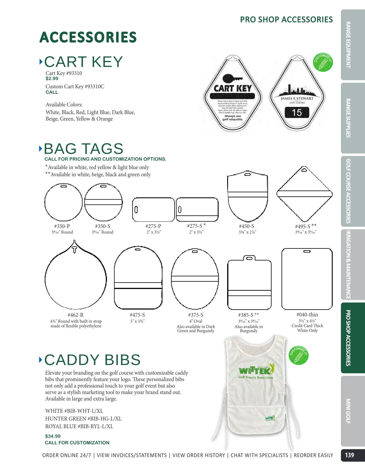 Wittek Golf Supply — Catálogo — Page 141
