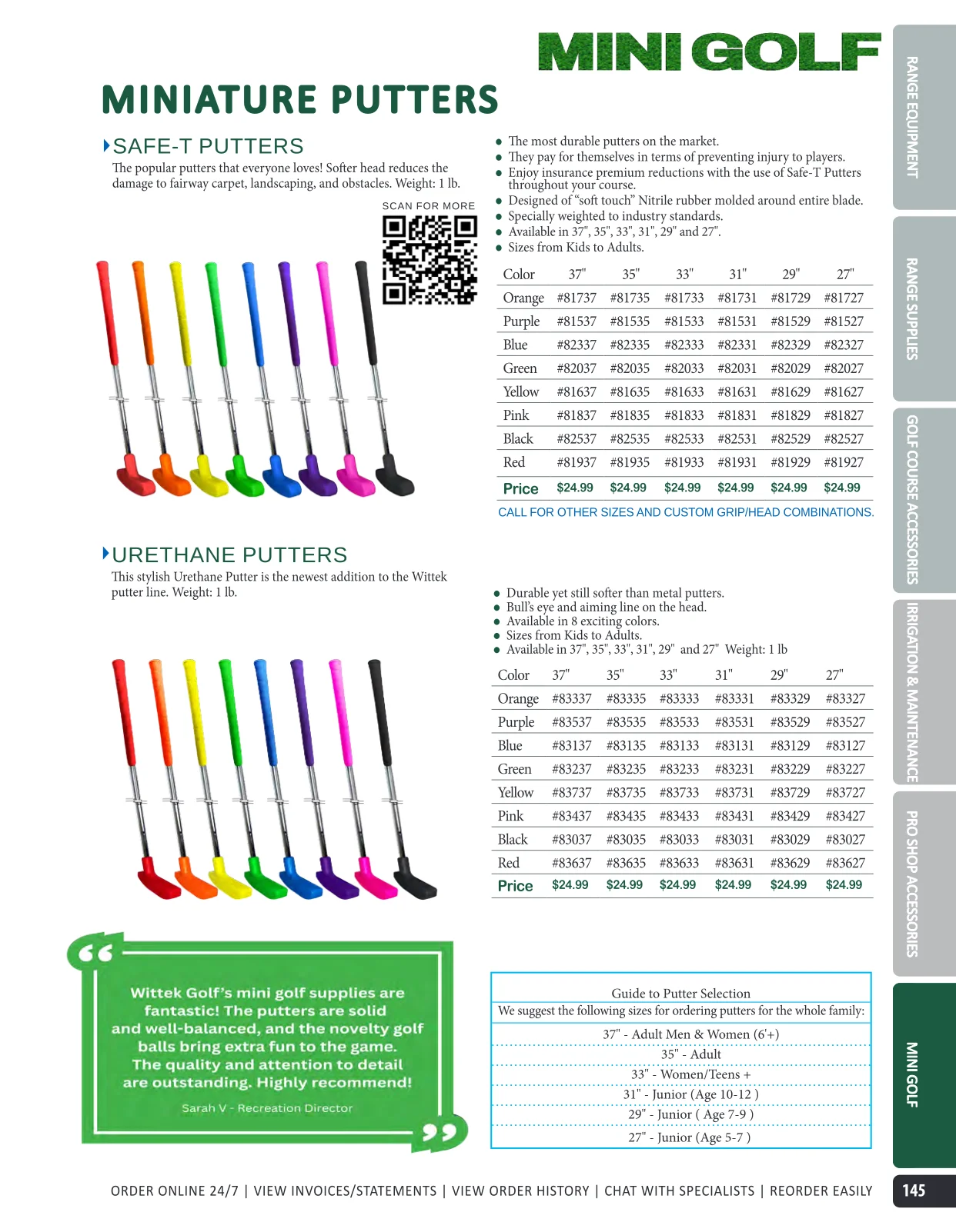 Wittek Golf Supply — Catálogo — Page 147