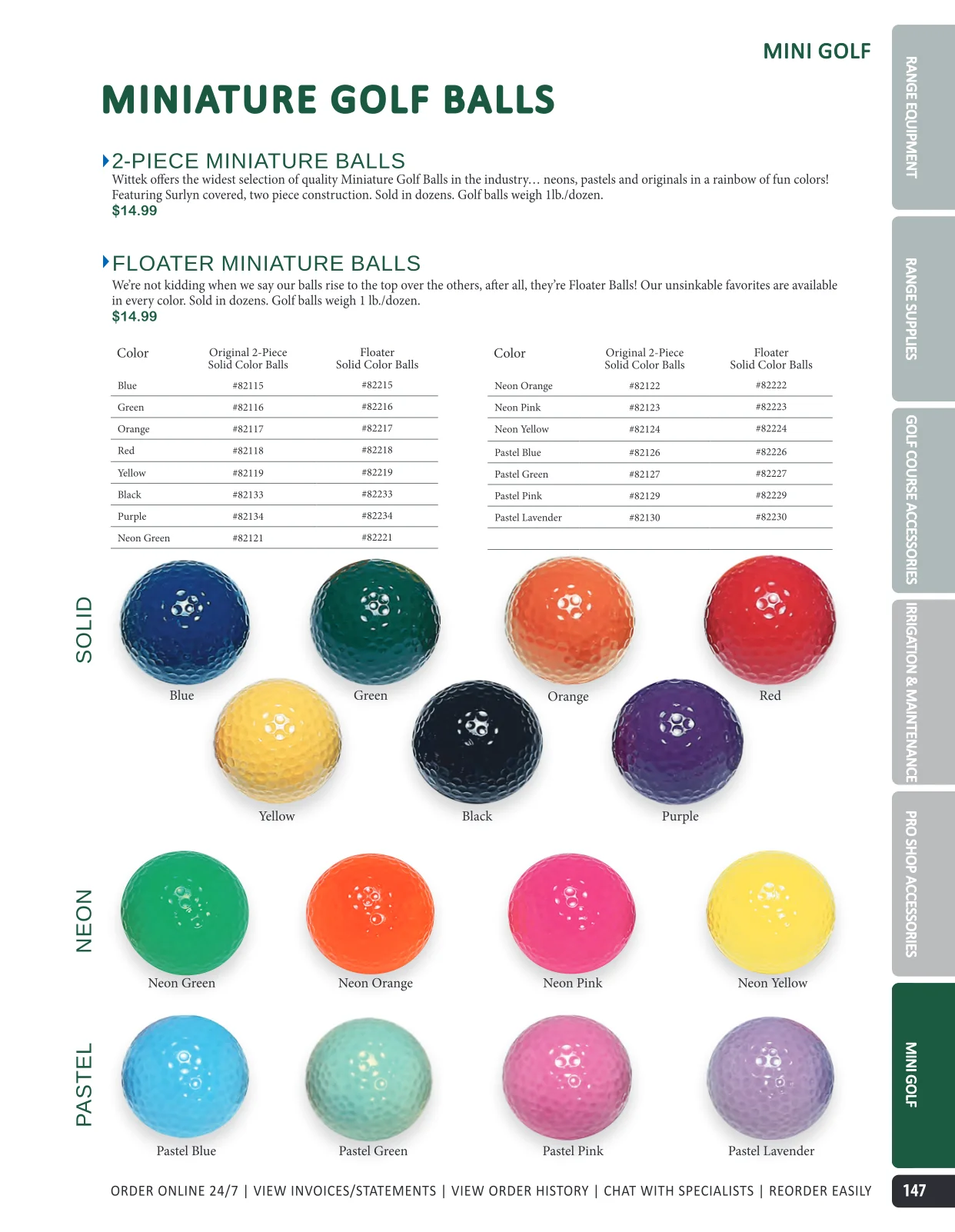 Wittek Golf Supply — Catálogo — Page 149