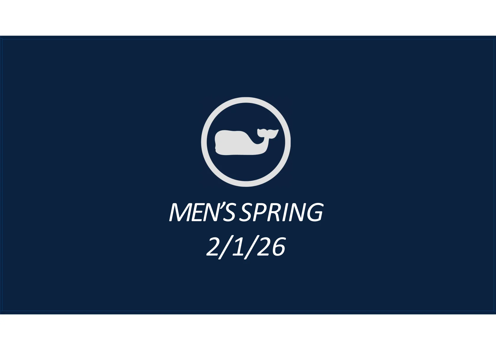 Vineyard Vines — Men's Spring 2026